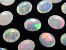 [Video] High Quality Ethiopian Opal AAA Loose Stone Oval Faceted 10x8mm 2pcs