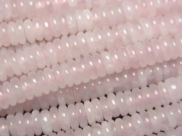 [Video]Rose Quartz AA++ Roundel 6x6x2mm 1strand beads (aprx.15inch/37cm)