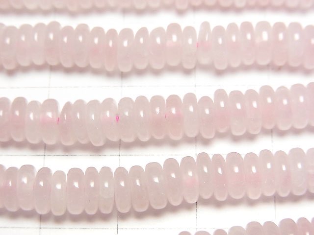 [Video]Rose Quartz AA++ Roundel 6x6x2mm 1strand beads (aprx.15inch/37cm)