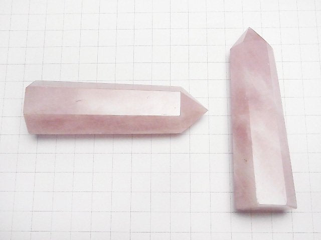 [Video] Rose Quartz AA++ Point (Hexagonal Column) 1pc