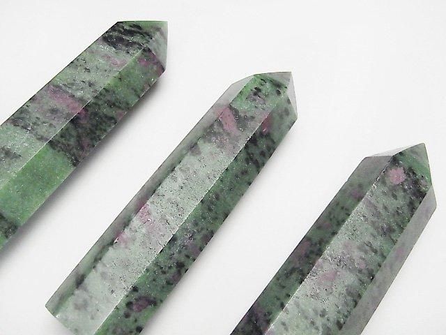 [Video] Ruby Inzoisite Point (Hexagonal Prism) 1pc