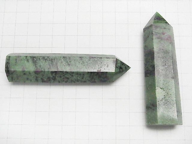 [Video] Ruby Inzoisite Point (Hexagonal Prism) 1pc