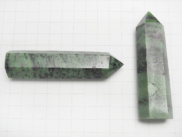 [Video]Ruby In Zoisite Point (Hexagonal Column) 1pc