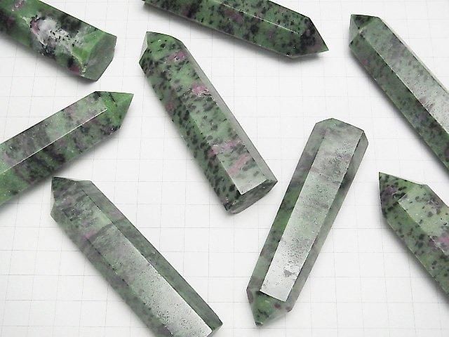 [Video] Ruby Inzoisite Point (Hexagonal Prism) 1pc