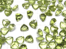 [Video]High Quality Peridot AAA Loose stone Triangle Faceted 6x6mm 3pcs