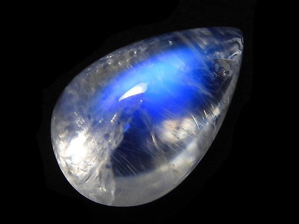 [Video][One of a kind] High Quality Rainbow Moonstone AAA Cabochon 1pc NO.70