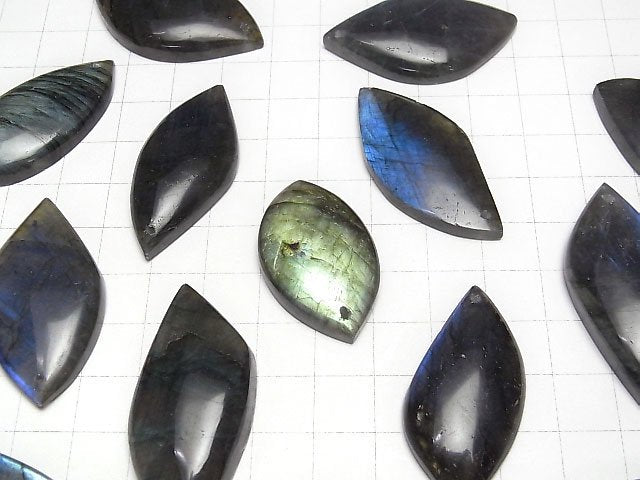 [Video]Labradorite AAA- Marquise Size Mix 3pcs