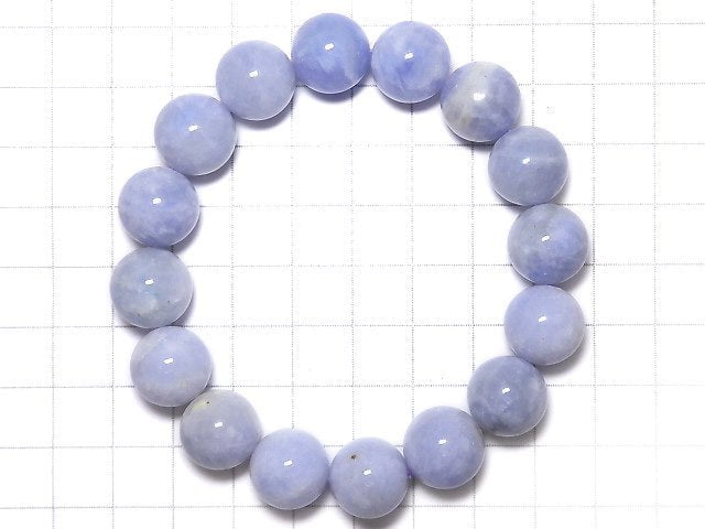 [Video][One of a kind] Hackmanite Round 13mm Bracelet NO.110