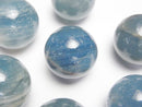 [Video] Natural Blue Calcite AA Sphere, Round 27mm-30mm 1pc