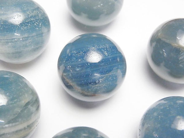 [Video] Natural Blue Calcite AA Sphere, Round 27mm-30mm 1pc