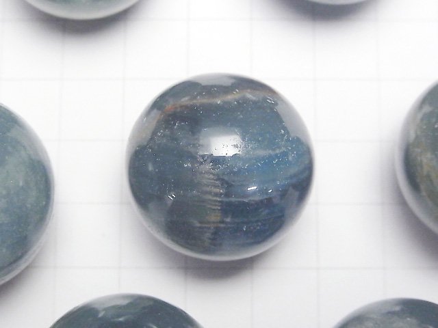 [Video] Natural Blue Calcite AA Sphere, Round 27mm-30mm 1pc