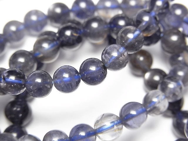 [Video]Iolite AA++ Round 5mm,6mm,7mm,8mm Bracelet