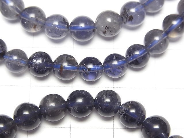 [Video]Iolite AA++ Round 5mm,6mm,7mm,8mm Bracelet