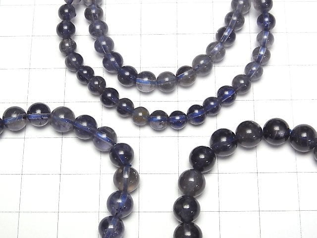 [Video]Iolite AA++ Round 5mm,6mm,7mm,8mm Bracelet