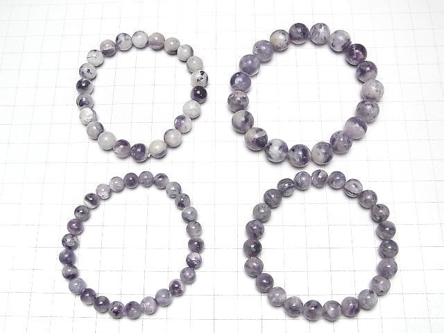 [Video]Tiffany Stone AA++ Round 7mm,8mm,9mm,10mm Bracelet