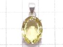[Video][One of a kind] High Quality Lemon Quartz AAA Faceted Pendant Silver925 NO.27