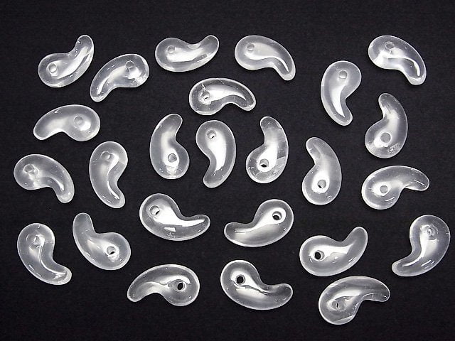 [Video] Milky Quartz AA++ Comma Shaped Bead 30x17mm 1pc