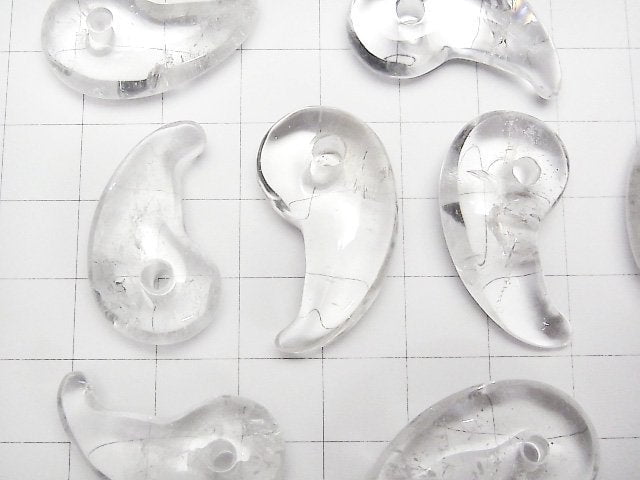 [Video] Crystal AA++ Comma Shaped Bead 28x15mm 1pc