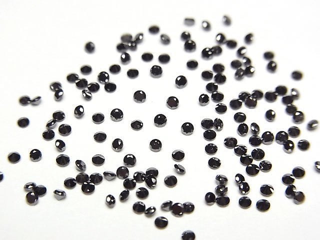 [Video] Black Diamond AAA Round Faceted 1.5x1.5mm 10pcs