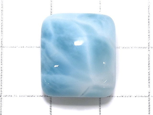 [Video][One of a kind] Larimar Pectolite AAA- Cabochon 1pc NO.403