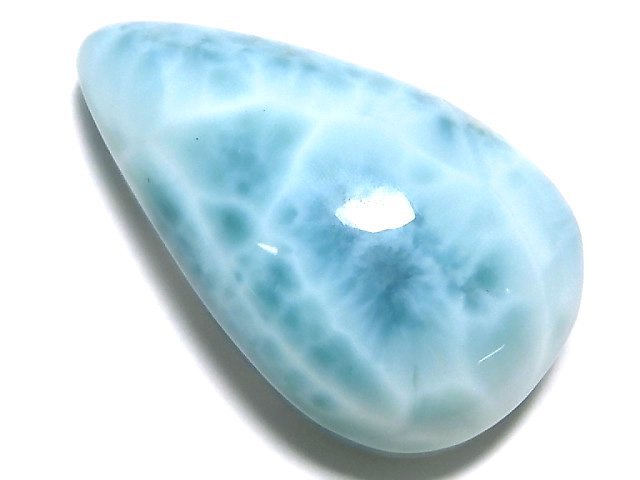 [Video][One of a kind] Larimar Pectolite AAA- Cabochon 1pc NO.414