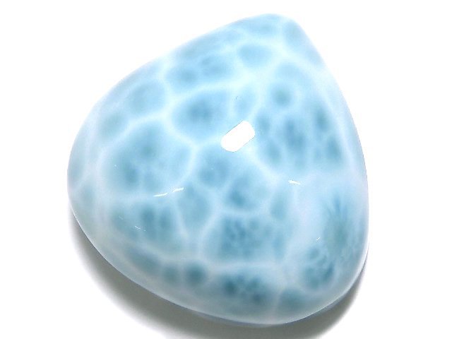 [Video][One of a kind] Larimar Pectolite AAA- Cabochon 1pc NO.417