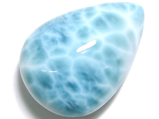 [Video][One of a kind] Larimar Pectolite AAA- Cabochon 1pc NO.418