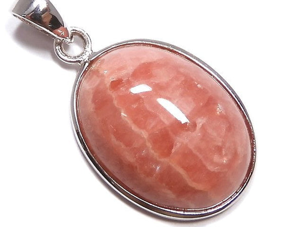 [Video][One of a kind] Rhodochrosite AAA- Pendant Silver925 NO.24