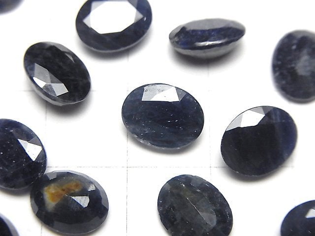 [Video] Blue Sapphire AAA- Loose stone Oval Faceted 10x8mm 1pc