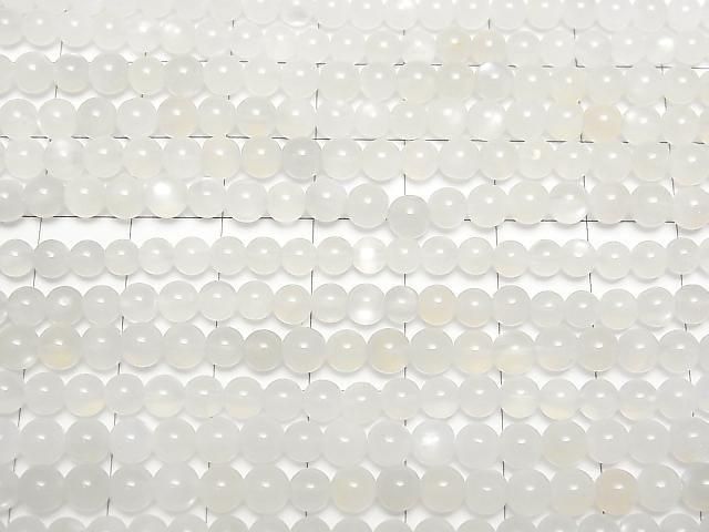 [Video] High-quality white Moonstone AAA Round 4.5mm 1-strand beads (approx. 15inch/38cm)