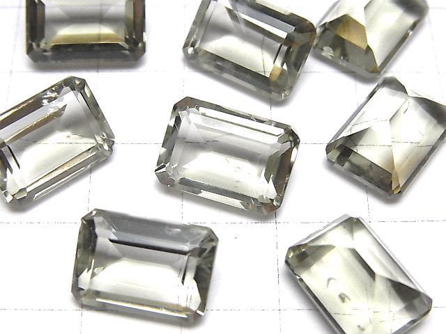 [Video]High Quality Green Amethyst AAA- Loose stone Rectangle Faceted 14x10mm 1pc