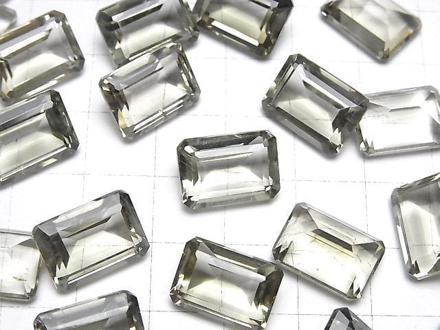 [Video]High Quality Green Amethyst AAA- Loose stone Rectangle Faceted 14x10mm 1pc