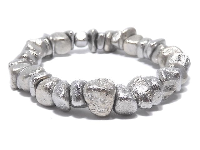 [Video][One of a kind] Meteorite (Muonionalusta) Nugget Bracelet NO.2