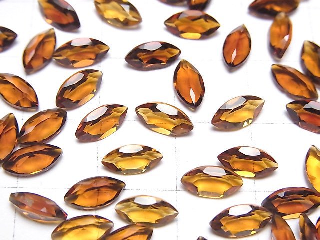 [Video]High Quality Madeira Citrine AAA Loose stone Marquise Faceted 8x4mm 3pcs