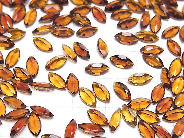 [Video]High Quality Madeira Citrine AAA Loose stone Marquise Faceted 8x4mm 3pcs