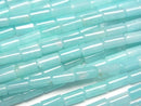 [Video] Peruvian Amazonite AAA- Tube 6x3x3mm half or 1strand beads (aprx.15inch/38cm)