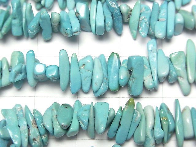 [Video]Arizona Sleeping Beauty Turquoise Chips (Small Nugget) half or 1strand (Approx 36mm)