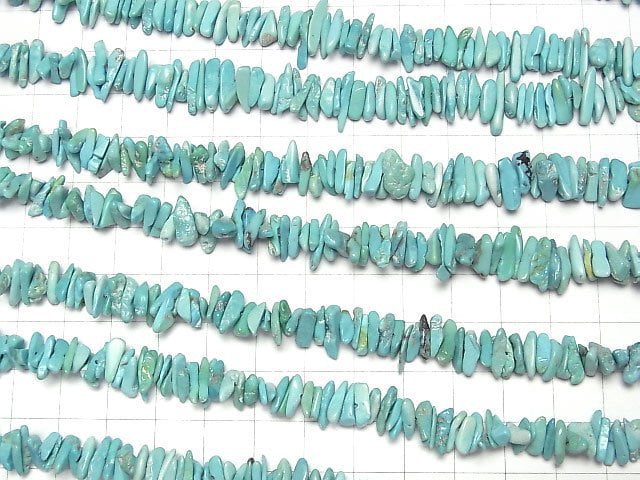 [Video]Arizona Sleeping Beauty Turquoise Chips (Small Nugget) half or 1strand (Approx 36mm)