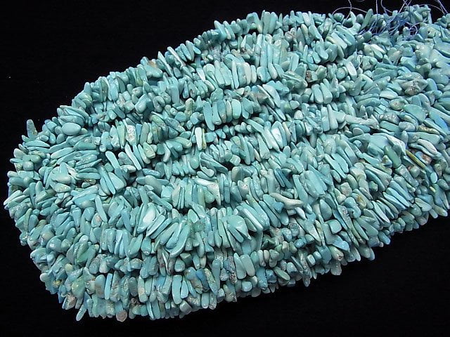 [Video]Arizona Sleeping Beauty Turquoise Chips (Small Nugget) half or 1strand (Approx 36mm)