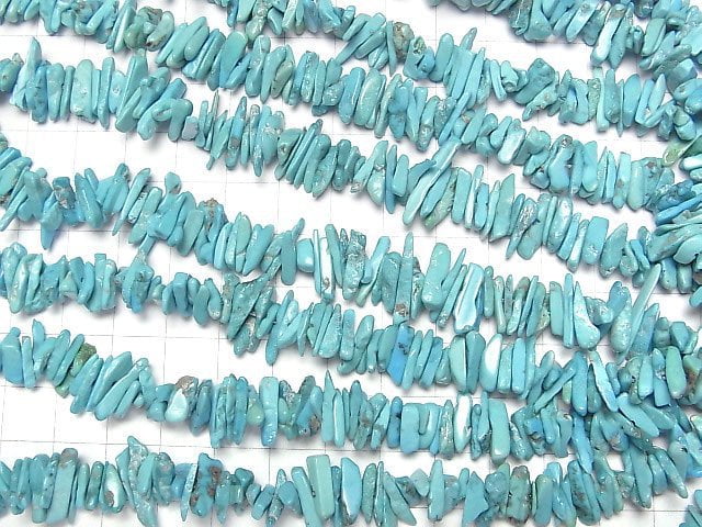 [Video]Arizona Sleeping Beauty Turquoise Chips (Small Nugget) half or 1strand (Approx 36mm)