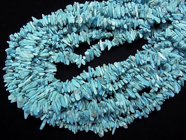 [Video]Arizona Sleeping Beauty Turquoise Chips (Small Nugget) half or 1strand (Approx 36mm)