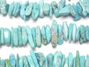 [Video]Arizona Sleeping Beauty Turquoise Chips (Small Nugget) half or 1strand (Approx 36mm)