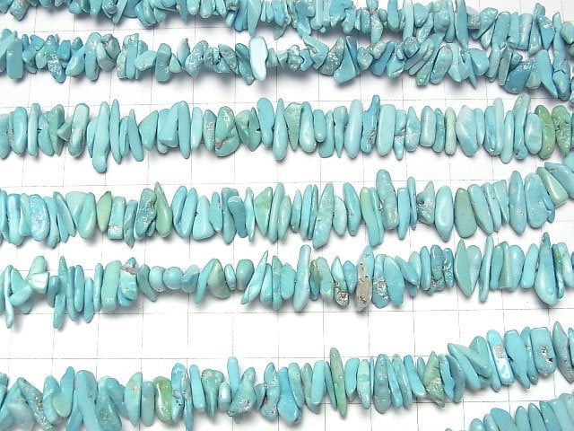 [Video]Arizona Sleeping Beauty Turquoise Chips (Small Nugget) half or 1strand (Approx 36mm)