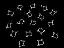 Silver925 Earring Parts with Ring No Coating 1pair (2 pieces)