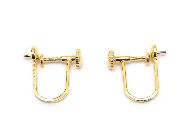 [Video] Silver925 earring parts with eyelets 18KGP 1pair (2 pieces)