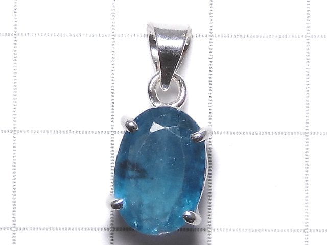 [Video][One of a kind] Indigo Blue Kyanite AAA- Pendant Silver925 NO.16