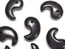 [Video] Shungite AA++ Comma Shaped Bead 20x13mm 1pc