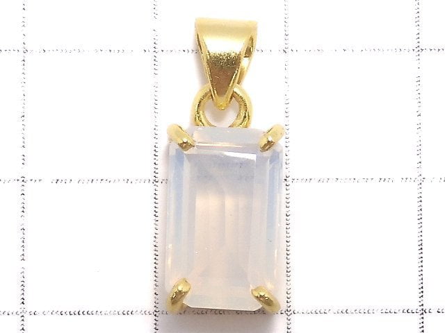 [Video][One of a kind] Moonlight Quartz AAA Pendant 18KGP NO.13