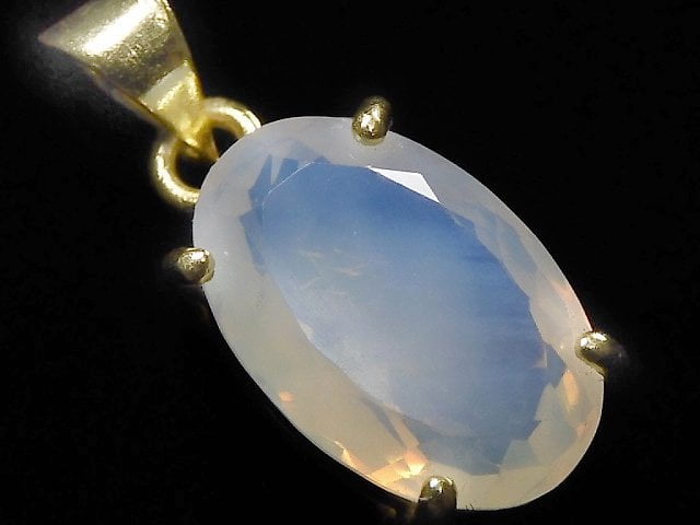 [Video][One of a kind] Moonlight Quartz AAA Pendant 18KGP NO.15