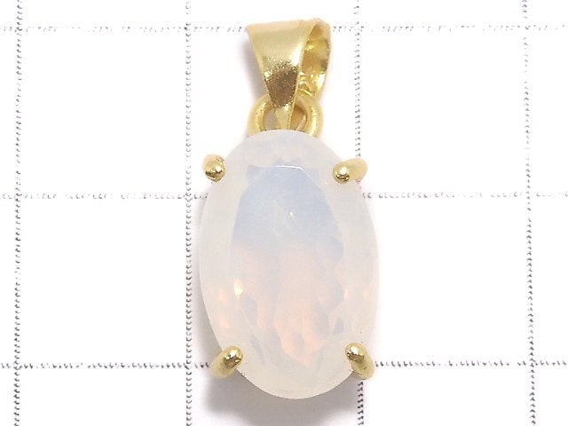 [Video][One of a kind] Moonlight Quartz AAA Pendant 18KGP NO.15